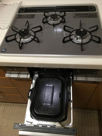 清瀬市、東村山市、東久留米市、西東京市、小平市、新座市　ノーリツ、パロマ、リンナイ、コンロ取替　交換　加瀬商会　画像