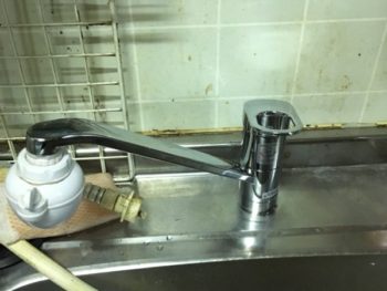 東久留米市　Ｔ様　キッチン水栓（蛇口）交換