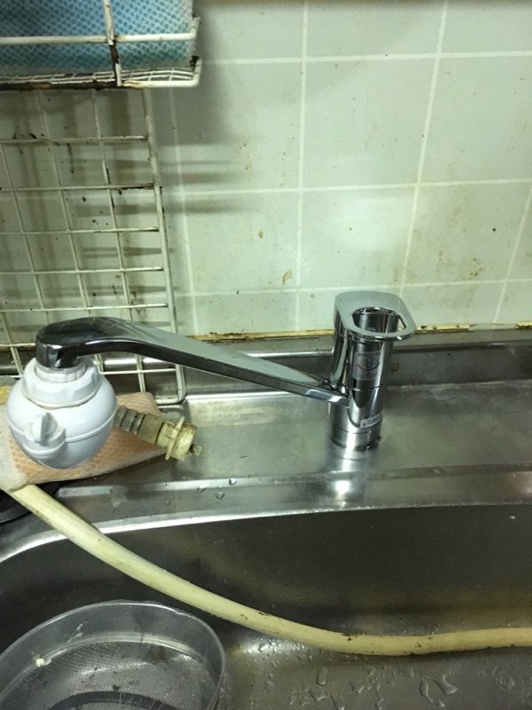   東久留米市　Ｔ様　キッチン水栓（蛇口）交換