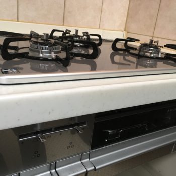 新座、東久留米市、西東京市、清瀬、東村山、小平　ビルトインコンロ　ノーリツ　パロマ　リンナイ　取替　交換　加瀬商会　画像