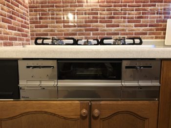東久留米市、西東京市、清瀬市、東村山、小平、新座、　ビルトインコンロ　ノーリツ　パロマ　リンナイ　取替　交換　加瀬商会　画像