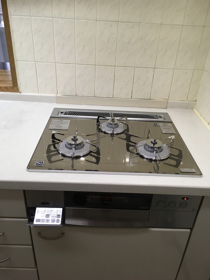 新座、東久留米市、西東京市、清瀬、東村山、小平　ビルトインコンロ　ノーリツ　パロマ　リンナイ　取替　交換　加瀬商会　画像　プログレ、ピアット　マルチ　ピアット　ライト　フェイシス、ブリリオ、ウィズナ