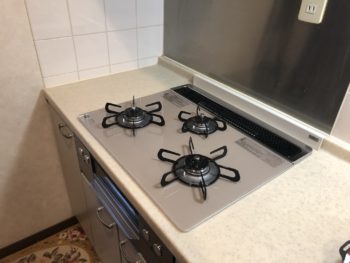 清瀬市　T様　ビルトインコンロ取替え